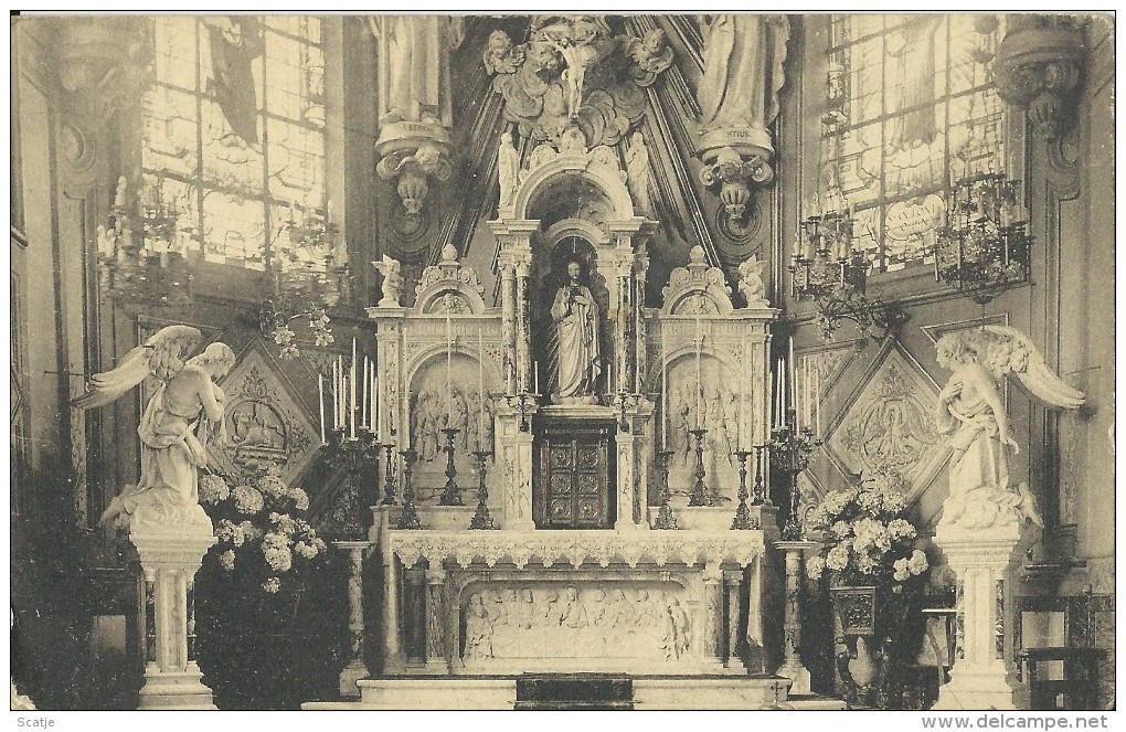 Eecloo.  -  Institut Notre Dame Aux Epines;   Le Maitre-Autel  1919 - Eeklo