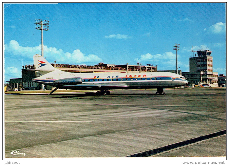 TOULOUSE BLAGNAC 1978 AEROPORT LA PISTE AIR INTER CARTE EN BON ETAT - Toulouse