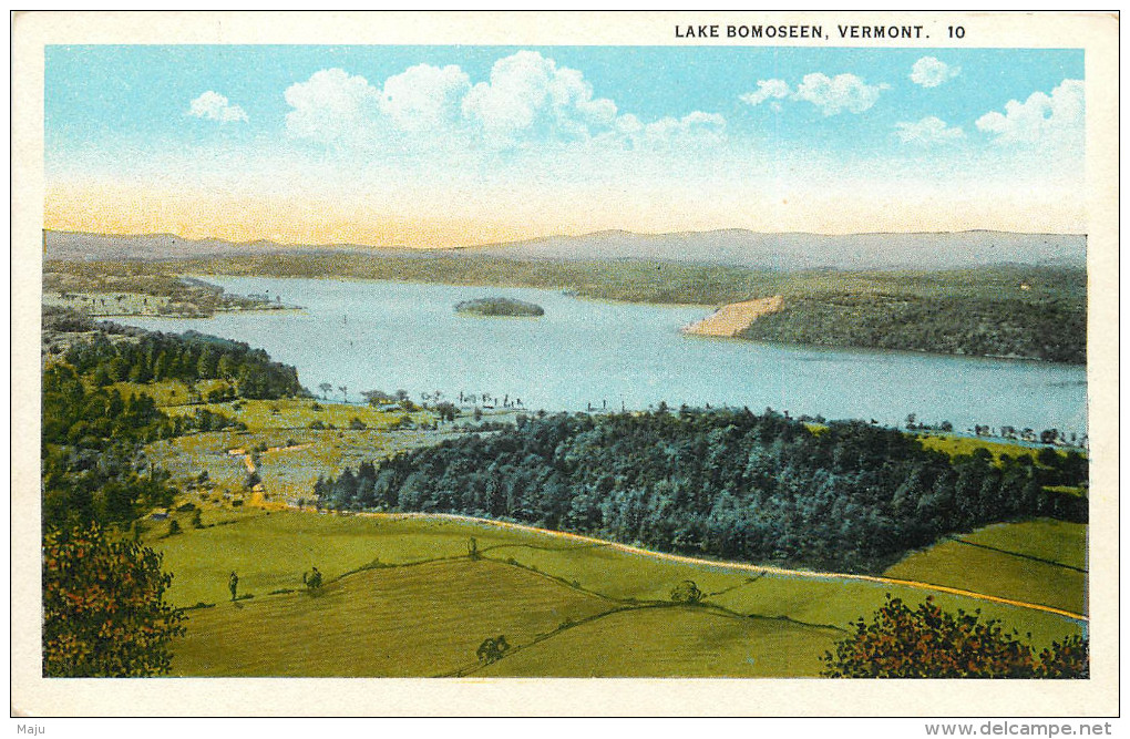 CPA  U.S.A.  LAKE BOMOSEEN  VERMONT - Autres & Non Classés