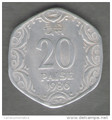 INDIA 20 PAISE 1986 - India