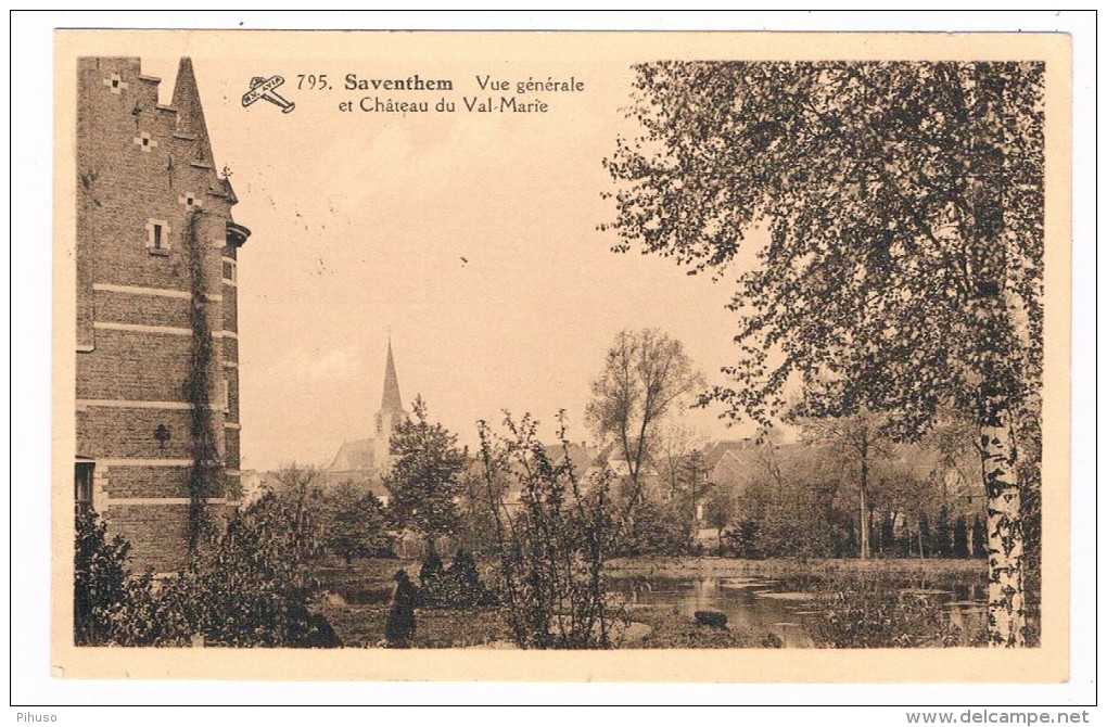 B5190     SAVENTHEM : Vue Generale Et Chateau Du Val Marie - Zaventem