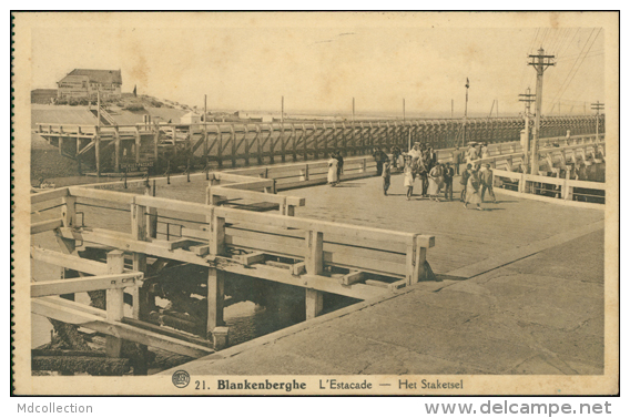 BELGIQUE BLANKENBERGHE / L'Estacade / - Blankenberge