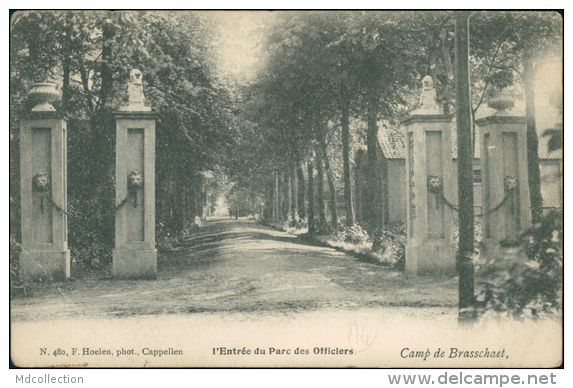 BELGIQUE BRASSCHAET / L'entrée Du Parc Des Officiers / - Brasschaat