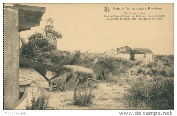 BELGIQUE BREDENE SUR MER / Chariot Porte Obus / - Bredene