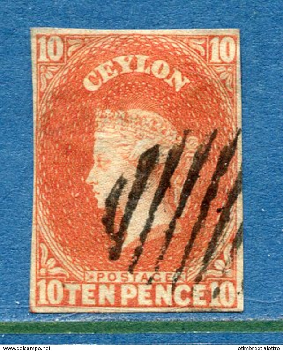 Ceylan - Ceylon - N° 8 - Oblitéré - Ceylon (...-1947)