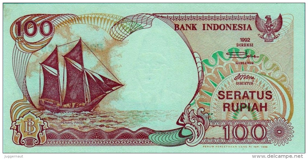 INDONESIA 200 RUPIAH BANKNOTE 1992 PICK NO.127 UNCIRCULATED UNC - Indonesia