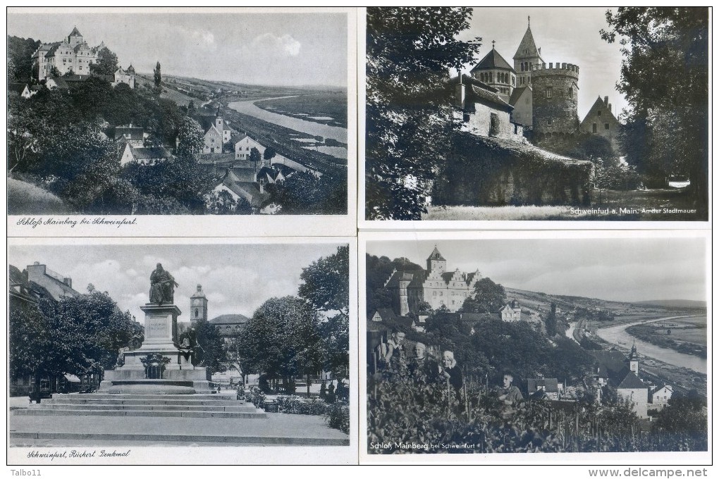 Lot De 12 Cartes De Schweinfutt - Schweinfurt