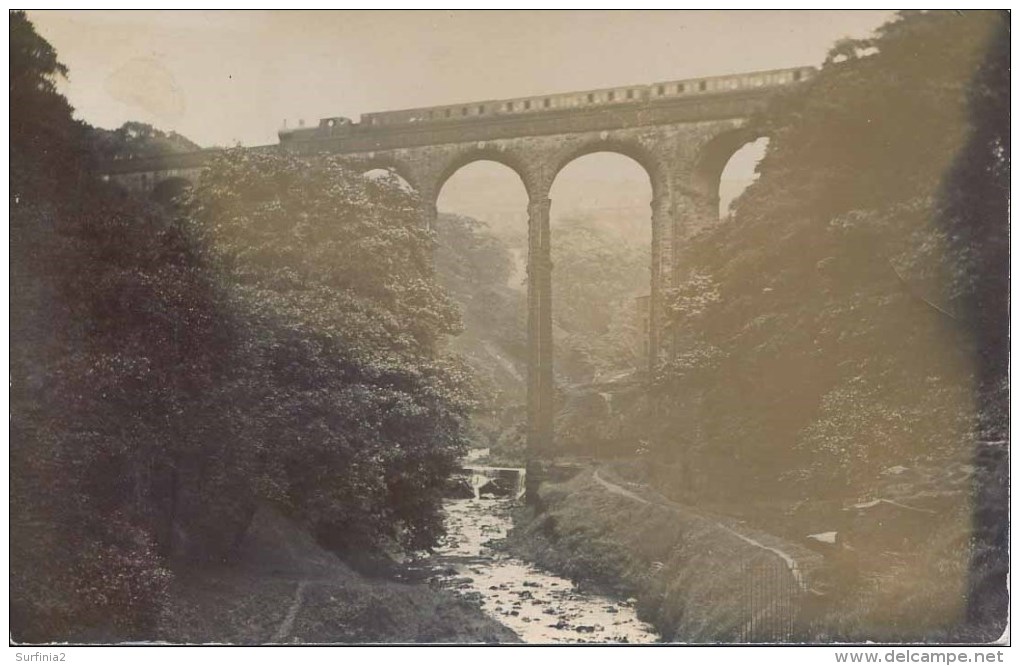 MANCHESTER - WHITWORTH - VIADUCT WITH TRAIN RP 1904 Ma221 - Manchester