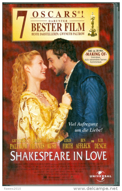 Video: Gwinell Paltrow, Ben Affleck, Judi Dench - Shakespeare In Love - Romantic