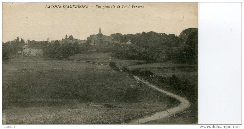 LA TOUR  D AUVERGNE   VUE GENERALE DE ST PARDOUX - Autres & Non Classés