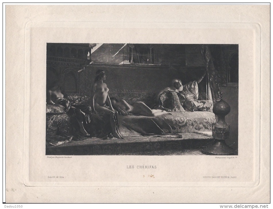 LES CHERIFAS Salon De 1884 - Lithographien