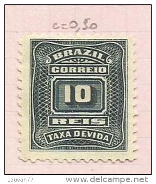 Brésil Timbres Taxe N°23, 27  Côte 2.80 Euros - Strafport