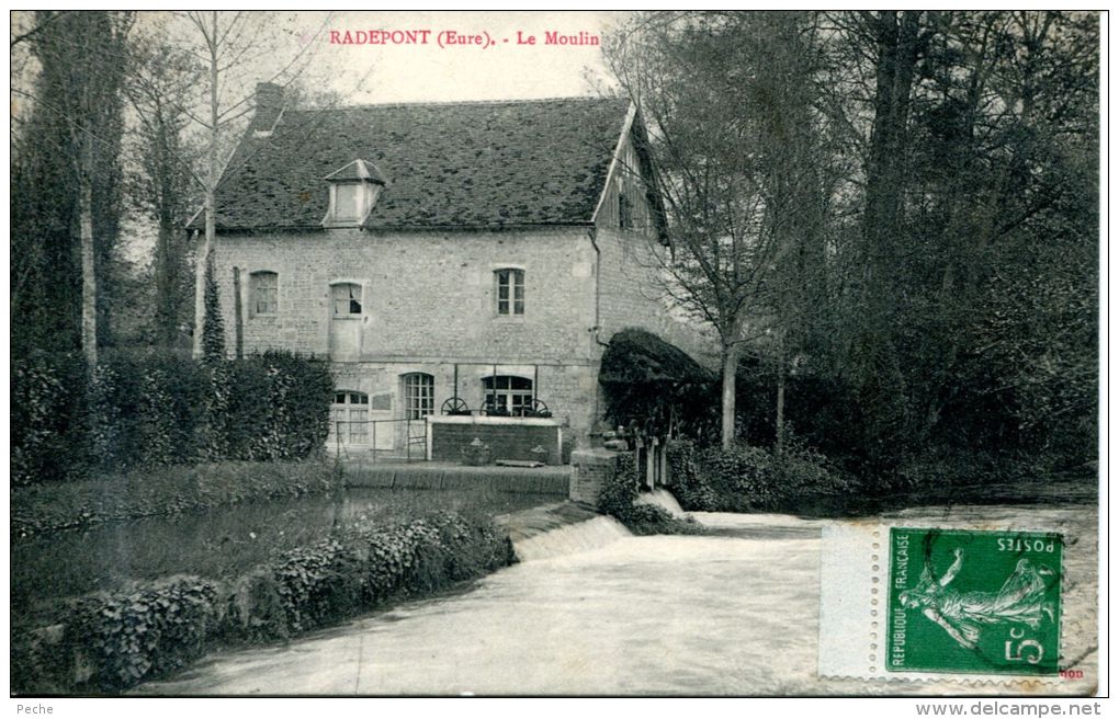 N°40216 -cpa Radepont -le Moulin- - Watermolens