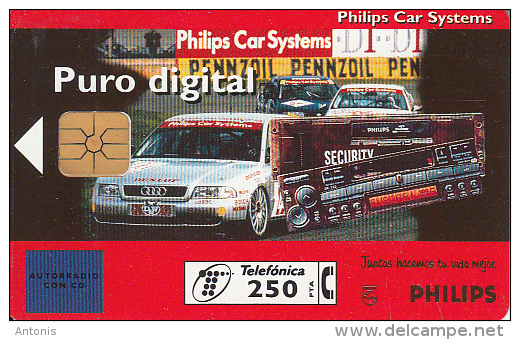 SPAIN - Philips Car Systems, Tirage 8200, 05/96, Used - Emisiones Privadas