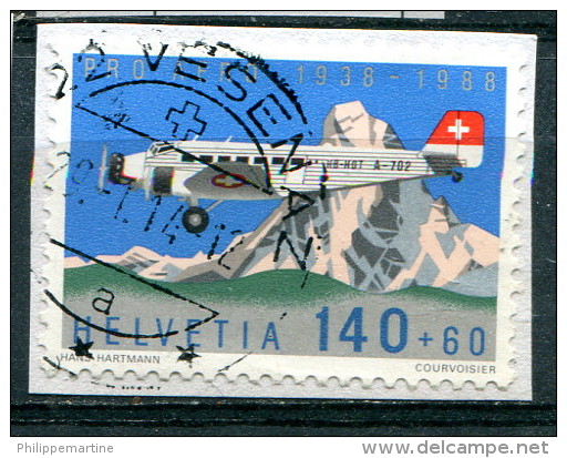 Suisse 2008 - Poste Aérienne YT 49 (o) Sur Fragment - Gebraucht