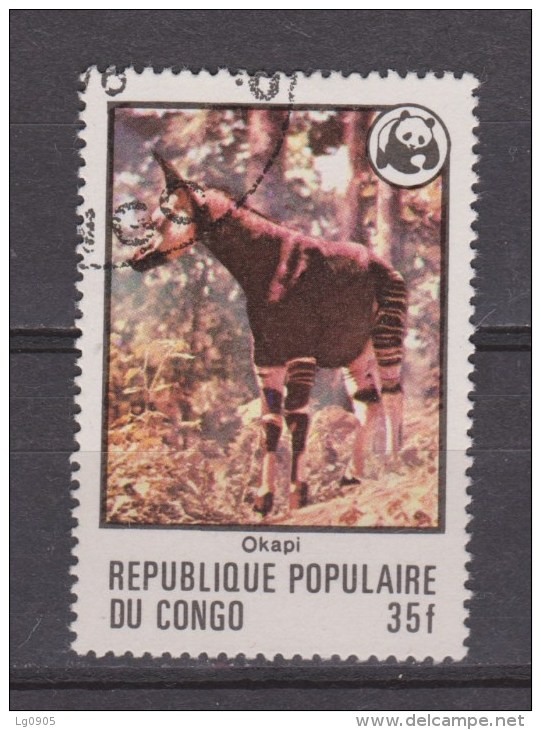 Congo Used ; Okapi, WNF, WWF - Used Stamps