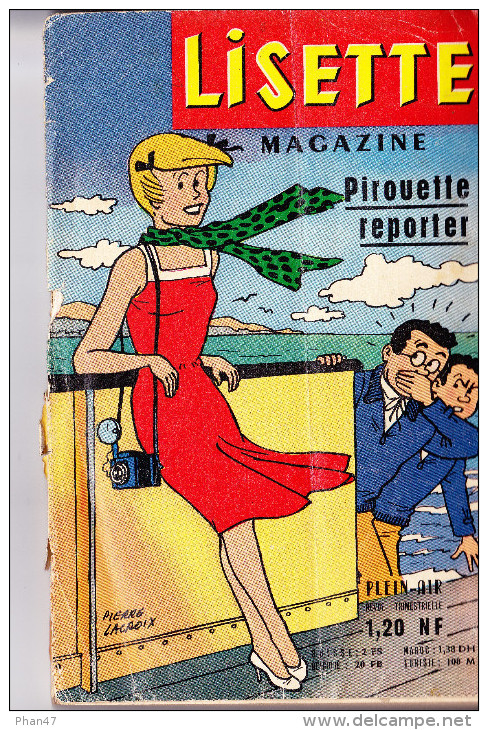 LISETTE Le Magazine, N°23, Juillet 1962, Pirouette Reporter, Pierre Lacroix - Lisette