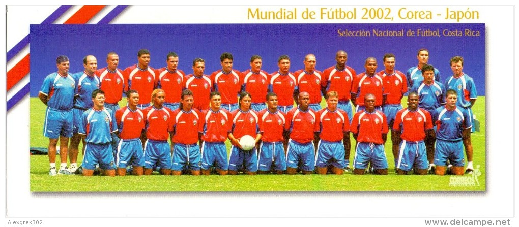 COSTA RICA    2002     FIFA World Cup In KOREA - JAPAN 2002 Postcards - Costa Rica