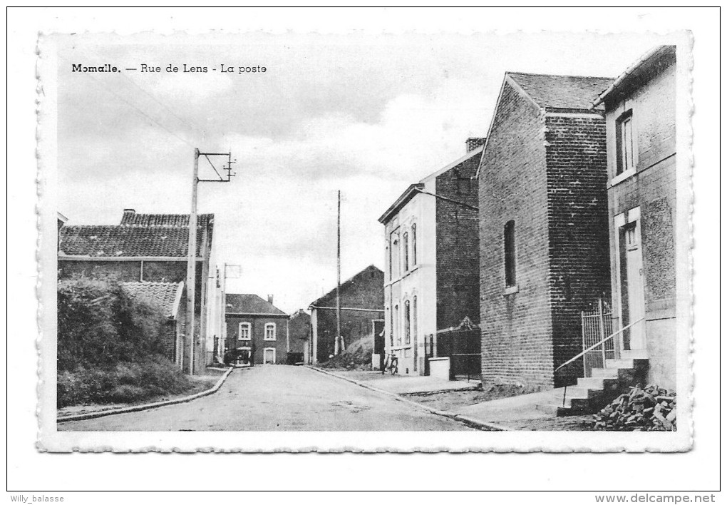 Carte Postale - MOMALLE - Rue De Lens - La Poste - CPA  // - Remicourt