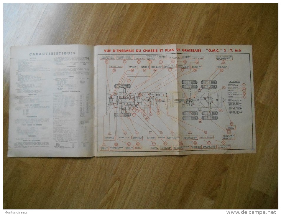 Livre : Revue  Technique  Automobile  G M C  , Ville De Lisieux  Camion  Type  Cckw ( Pompiers) - Autres & Non Classés