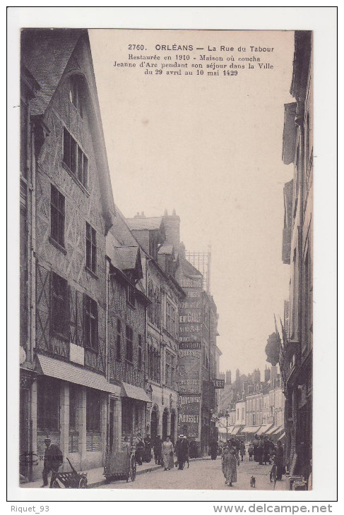 2760 - ORLEANS - La Rue Du Tabour - Orleans