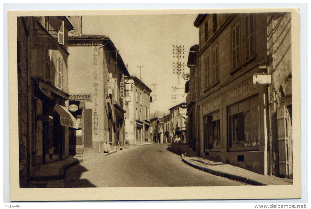 MAUZE SUR LE MIGNON--La Grande Rue (commerces,pub Kodak)  14 X 9  éd Galeries Parisiennes - Mauze Sur Le Mignon