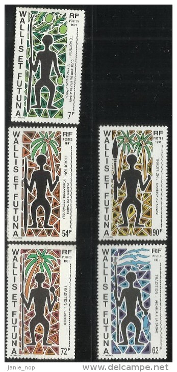Wallis Futuna Islands 1991 Tradition Art MNH - Usati