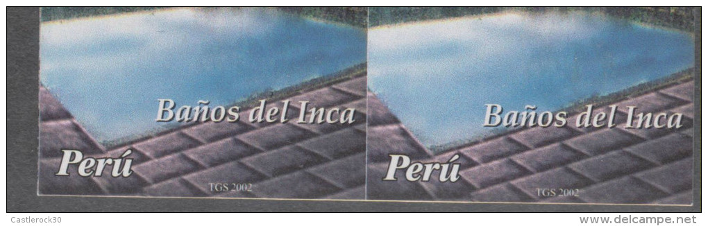 O) 2002 PERU, INCA BATHS, IMPERFORATE MNH - Peru