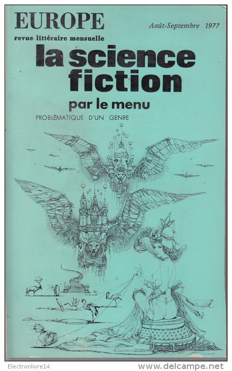 Europe  580-581 La Science Fiction Par Le Menu Tbe - Other & Unclassified