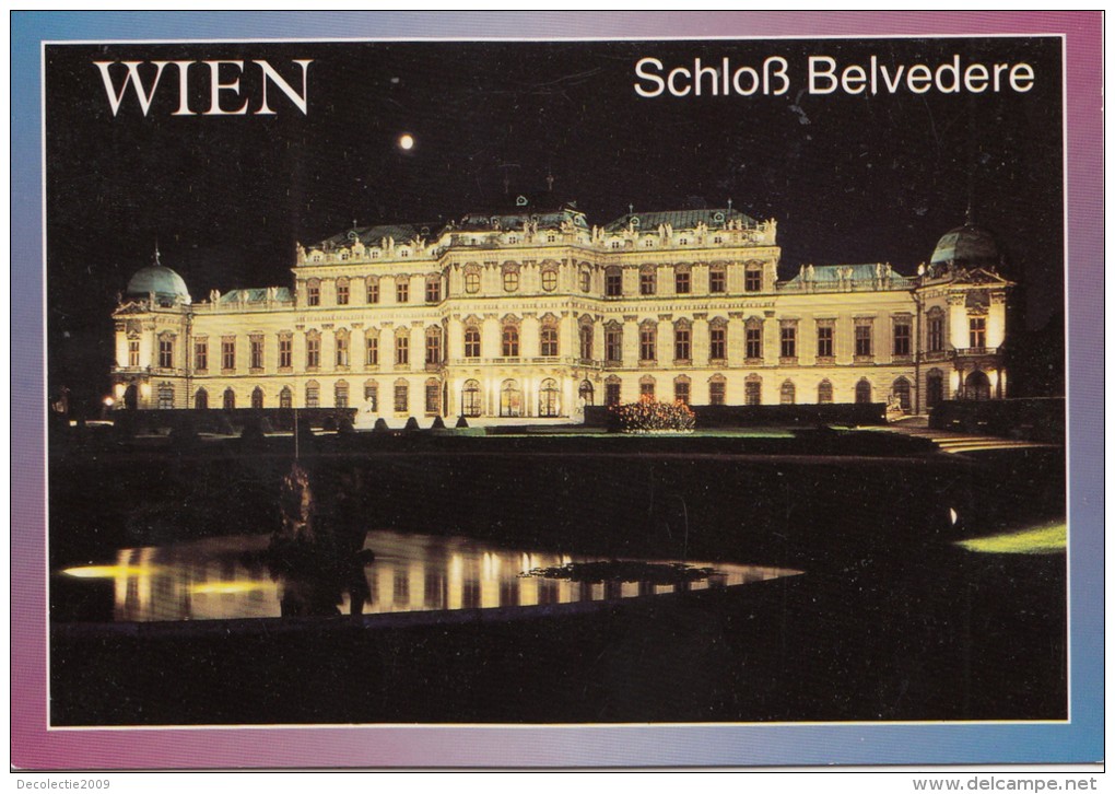 BF30765 Wien Austria Schloss Belvedere  Front/back Image - Belvedere