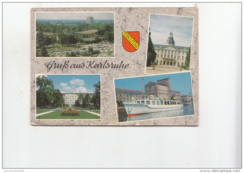 BF30791 Schwarzwald Halle Schloss Karlsruhe Germany  Front/back Image - Karlsruhe