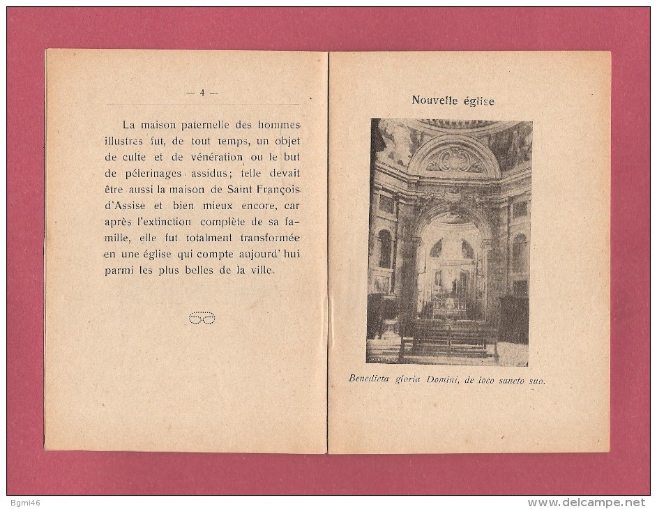 *Petit Livret  ( 1929 ) : Maison Paternelle De Saint François D´Assise  :  Voir Les 11 Scans - Documents Historiques