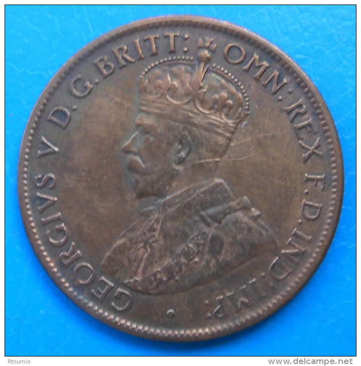 Australie Australia 1/2 Half Penny 1913 Km 22 - ½ Penny