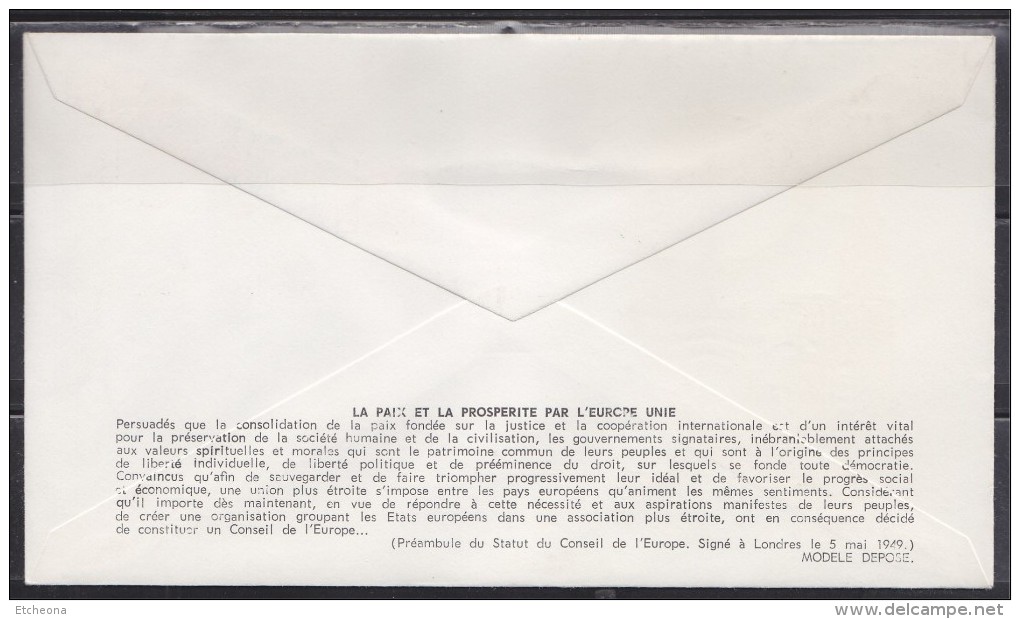 Enveloppe 1er Jour Europa France N°1490 & 1491 Strasbourg 24.9.66 Conseil De L'Europe, Prix De L'Europe Des Communes - 1966