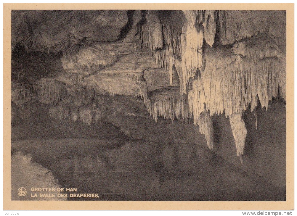 Grottes De Han La Salle Des Draperies - Rochefort