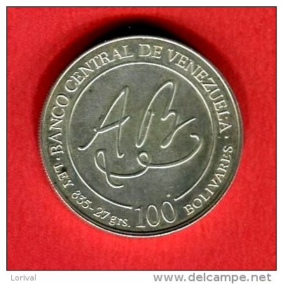 § ANDRES BELLO 1981  100 BOLIVARES TTB/SUP 42 - Venezuela