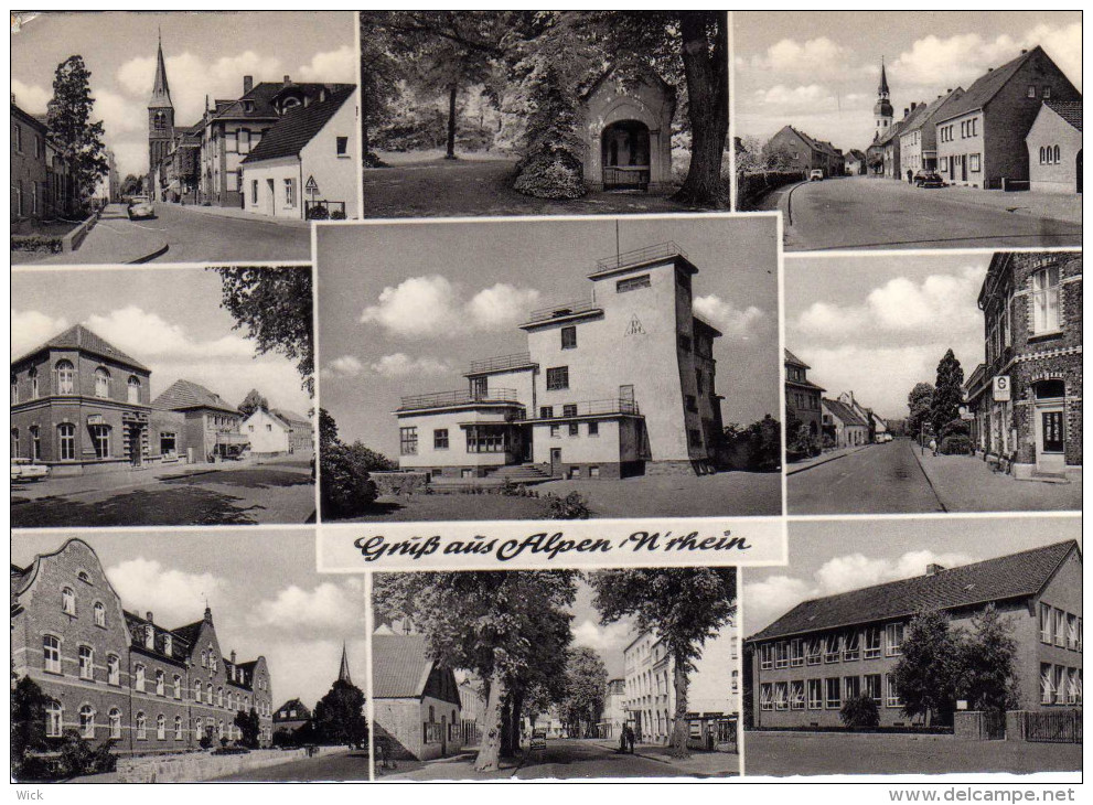 AK Alpen , Niederrhein -Mehrbilderkarte - Other & Unclassified