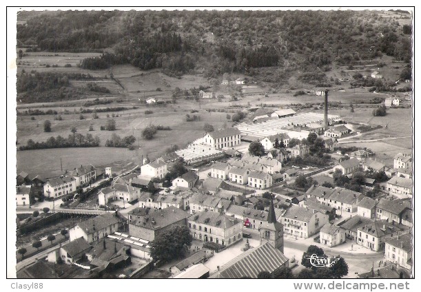 Z 69  CPSM    GRANGES SUR VOLOGNE VUE AERIENNE EGLISE HOTEL DE VILLE - Granges Sur Vologne