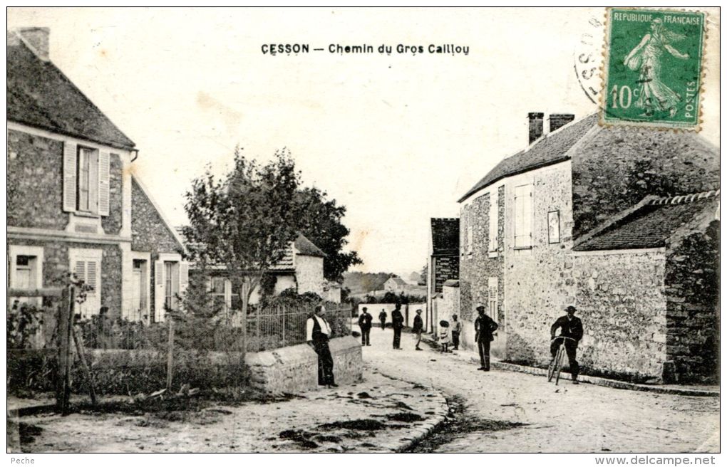 N°40250 -cpa Cesson -chemin Du Gros Caillou- - Cesson