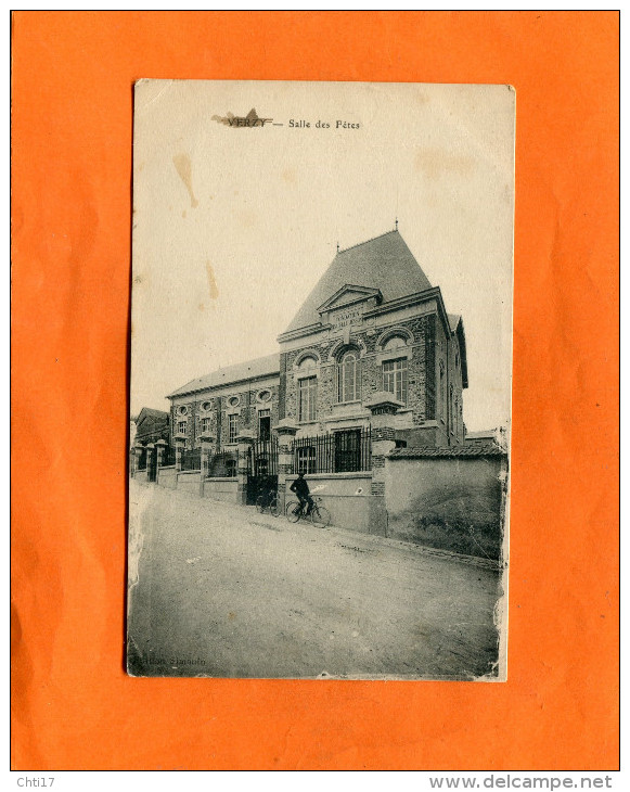 VERZY   1917  LA SALLE DES FETES   CIRC   OUI - Verzy