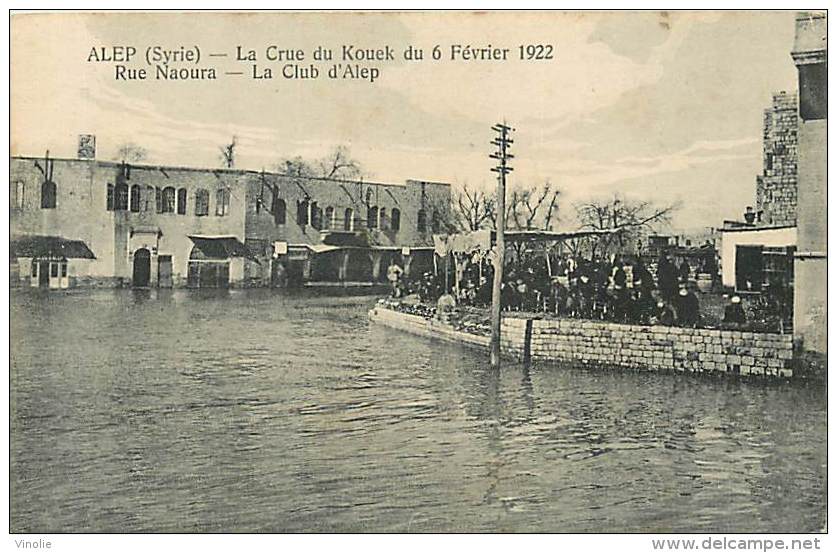 Réf : M-14 - 4324 : Alep Inondation Du 6 Février 1922 - Syrie