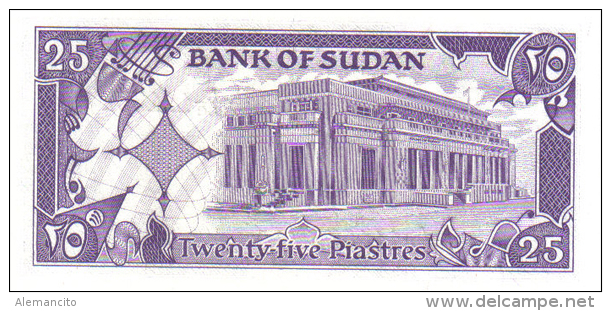 Billete De 25 Piastras Del Sudan - Sudan