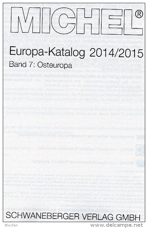 MICHEL Ost/West-Europa Katalog 2015 Neu 124€ Band 6+7 : B Eire GB Jersey Man Lux NL PL Rus USSR Ukraine Moldavia Belorus - Other Audio Books