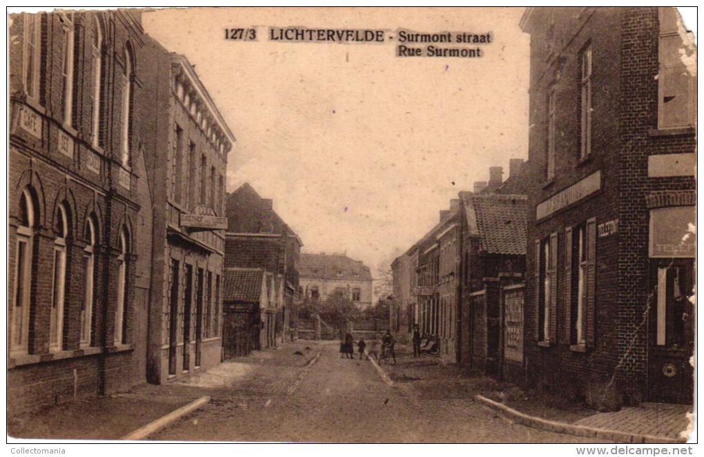 Lichtervelde 3 CPA Hoenderkeurkwekerij '42   Koolkampstr     Surmontstr - Lichtervelde