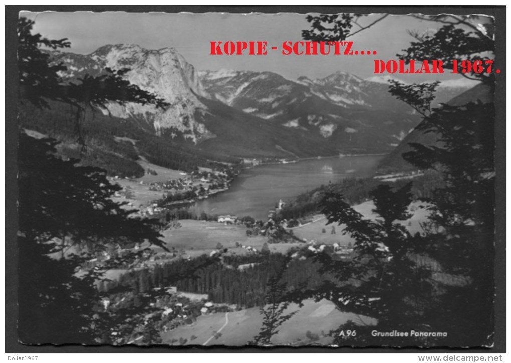 Obertraun Grundlsee Panorama  - 21-7-1960 .used ...See The 2 Scans  ( Originalscan !!! ) - Gmünd