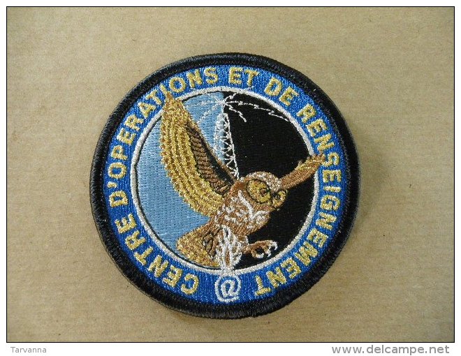 Ecusson De Bras Centre D'opérations Et De Renseignement - Police & Gendarmerie