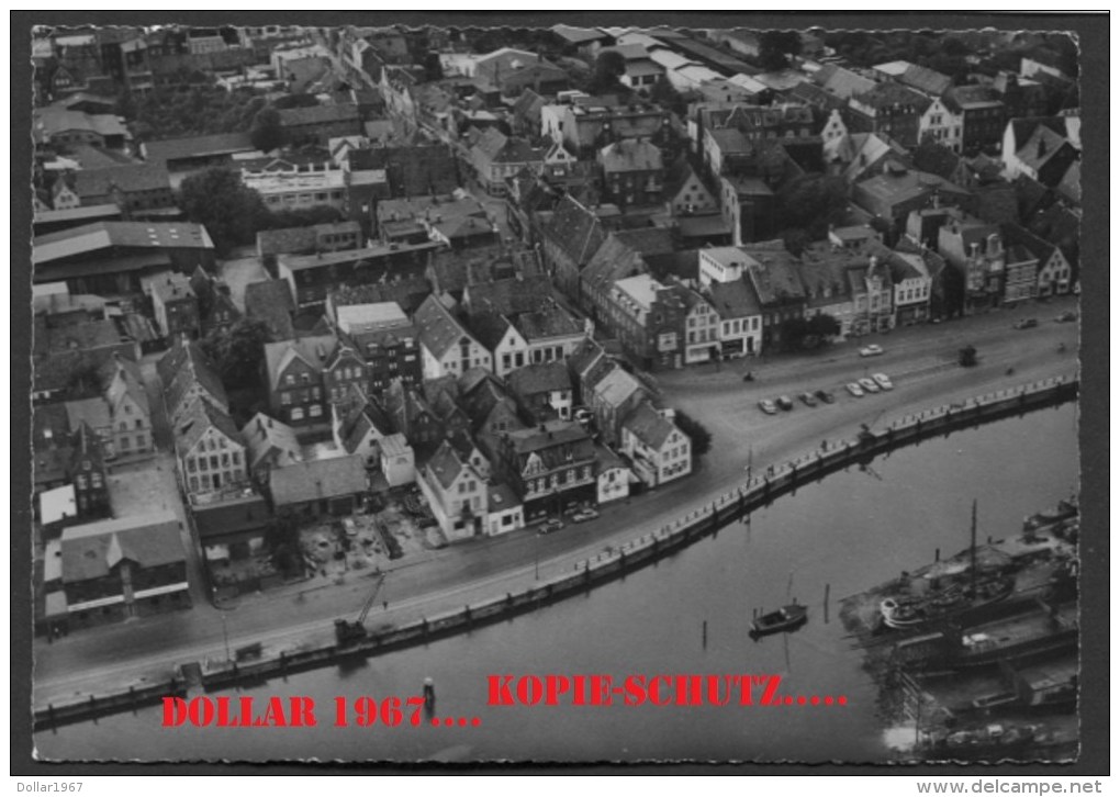 Husum  / Nordsee ..Der Hafenstadt. .used ...14-8-1961 + Schöne Briefmarke/ Stamp..See The 2 Scans  ( Originalscan !!! ) - Husum