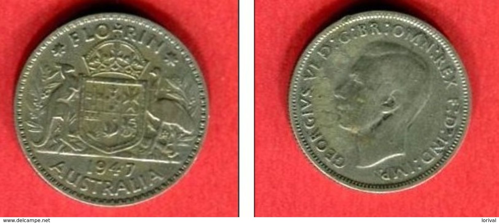 GEORGES VI  1947 TB+ 8 - Florin