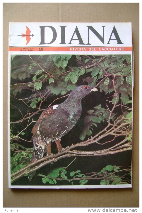 PCJ/4 DIANA Rivista Del Cacciatore N.13 Ed.Olimpia 1969/Stambecchi Sul Monte Rosa/Le Beccacce/Springer Spaniel Inglese - Sports