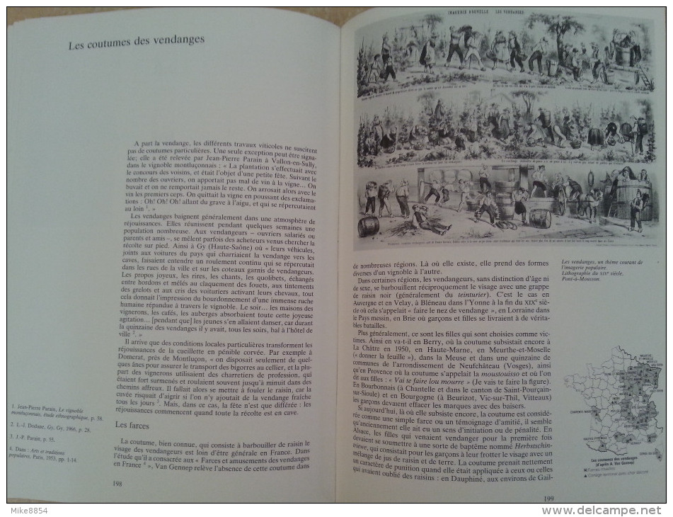 007  Les Vignerons - Usages Et Mentalités Des Pays De Vignobles - Techniques Et Travaux Traditions Coutumes Religieuses - Autres & Non Classés